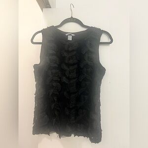 Elegant Black Sleeveless Top